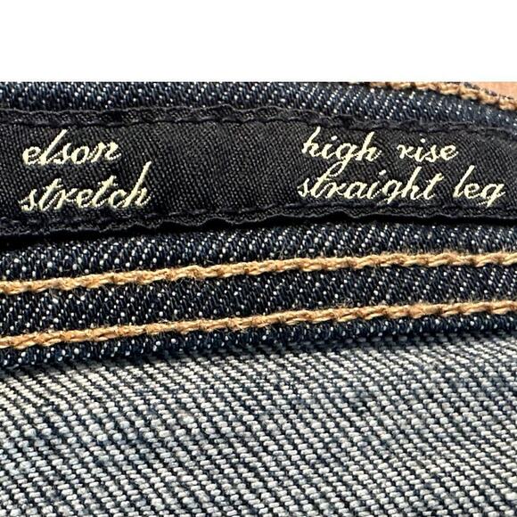 Citizen Of Humanity Med Blue Denim High Rise Straight Leg 5PK Jeans Size 32 - Picture 4 of 7